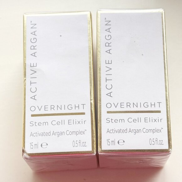 2 Active Argan Overnight Stem Cell Elixir Argan Complex  15 ml NEW - Picture 1 of 9